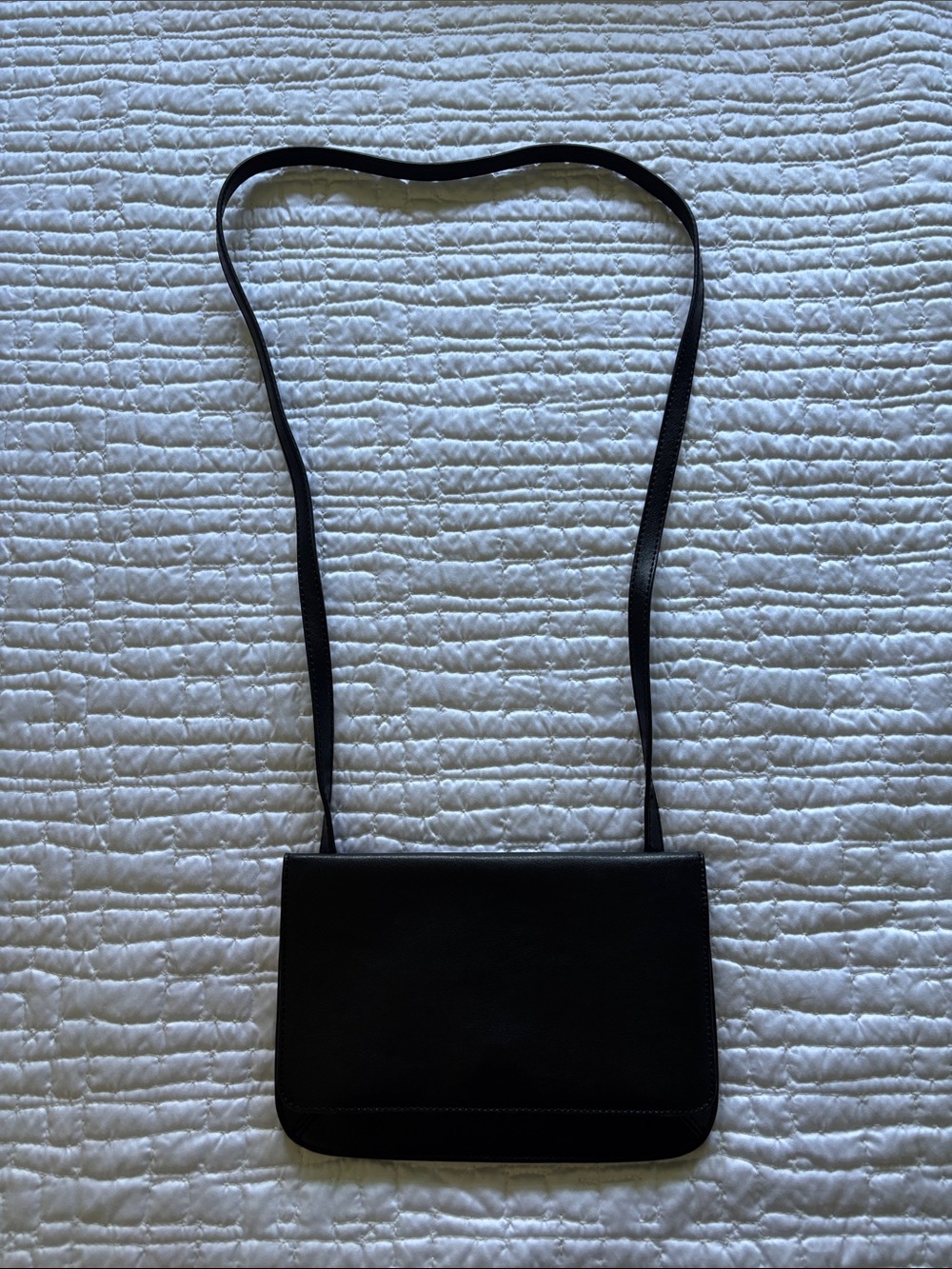 Banana Republic Black Leather Crossbody Bag